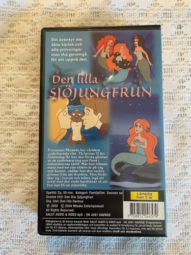 H.C. Andersen Filmfavoriter: Den lilla sjöjungfrun - VHS