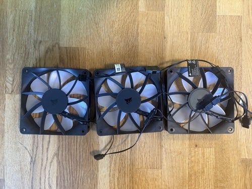 Corsair RS120 ARGB chassifläktar 120mm 3-pack