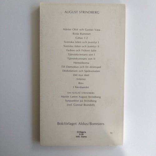 I havsbandet av August Strindberg, 1971