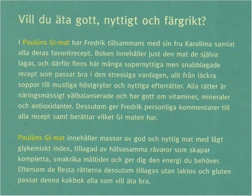 PAULUNS GI-MAT ( HÅRD PÄRM )