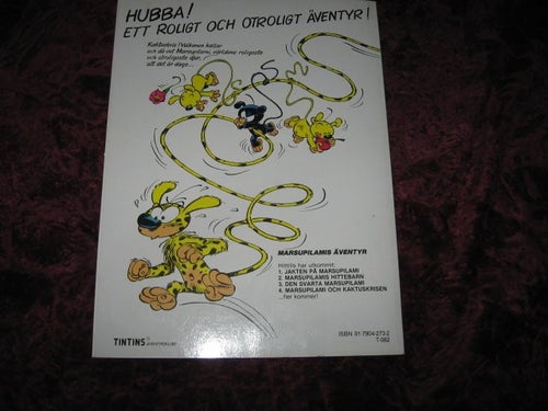 MARSUPILAMIS ÄVENTYR MARSUPILAMI OCH KAKTUSKRISEN PRINTED 1990