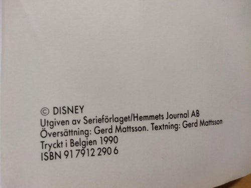 Walt Disneys Stål-Kalle på nya uppdrag. Very Fine