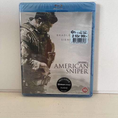 American Sniper Blu ray Ny och Inplastad!