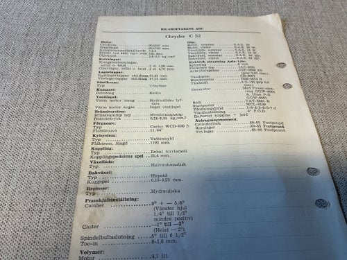 Bilabetarens ABC Chrysler 1951/1952 nr143
