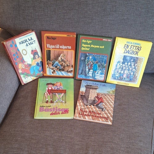 Bokpaket Barnböcker: Chattings, Inger, Sundvall m.fl.