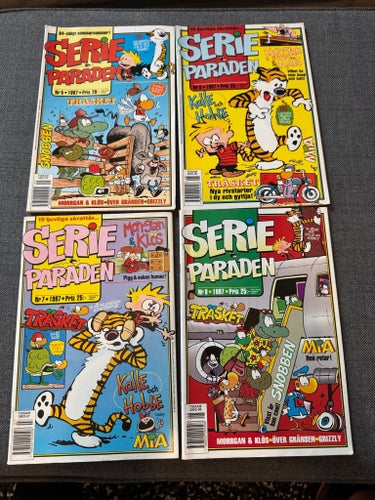 Serieparaden Kalle och Hobbe, Träsket, Snobben, 1987