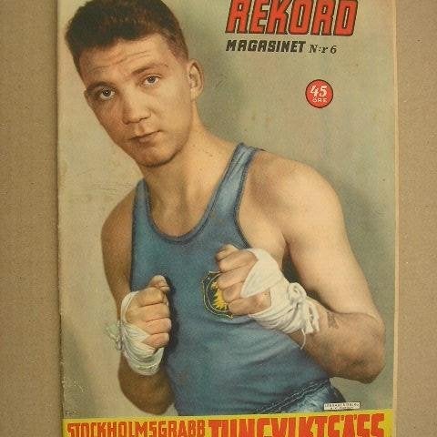 Rekord Rekordmagasinet 1956 Nr. 6 Lagbild: IK Göta Stockholm