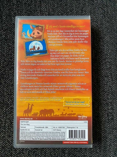 Walt Disney - Lejonkungen - VHS