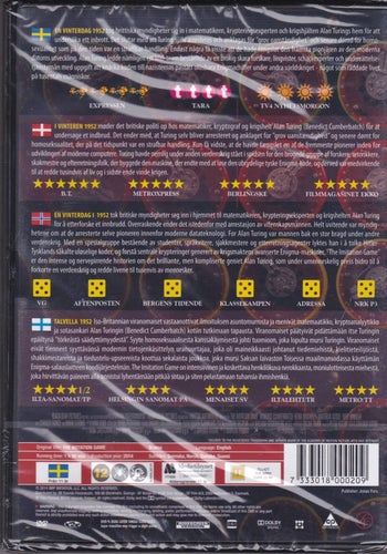 DVD / The Imitation Game / Keira Knightley, Benedict Cumberbatch/ Ny & Inplastad