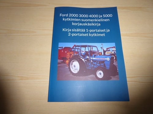 3 st. olika Ford traktor manual på finska titta alla bilder alla böcker är nya