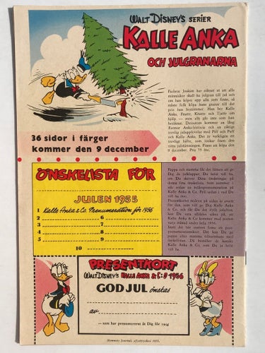 Kalle Anka - 1955:12. VF-