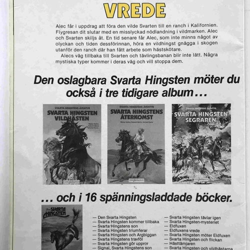 Svarta Hingsten - 4. Svarta Hingstens vrede. VG-FN