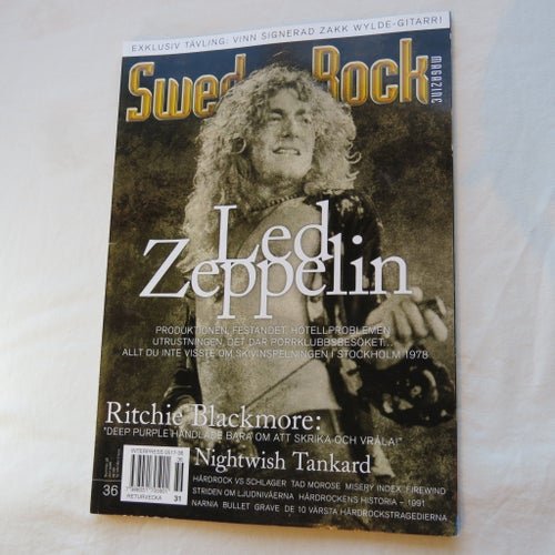 Sweden Rock Magazine - Nummer 36