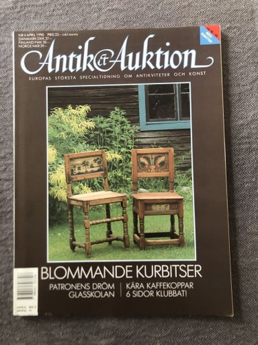 Antik & Auktion 4/1990 - Kaffekoppar m m
