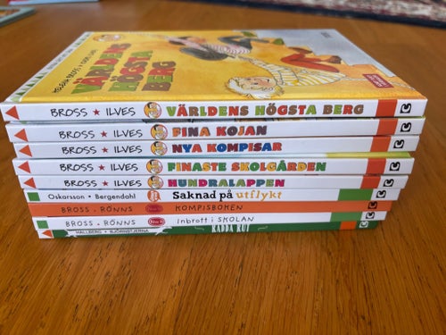 9 st Extra lätt att läsa böcker