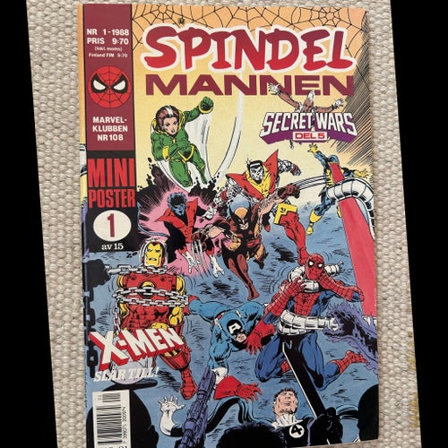 Spindelmannen nr 1 1988 - gott skick