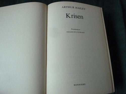 KRISEN, A. HALLEY, 1987,  BÖCKER