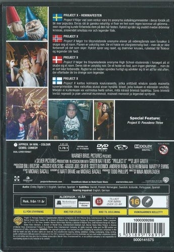 PROJECT X - HEMMAFESTEN (SVENSKT TEXT )
