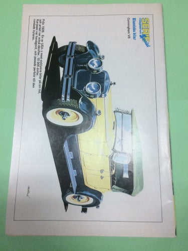Seriemagasinet nr 16 från 1986