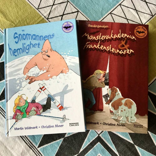 NELLY RAPP Snömannens hemlighet + Monsterakademin & Frankensteinarna Widmark