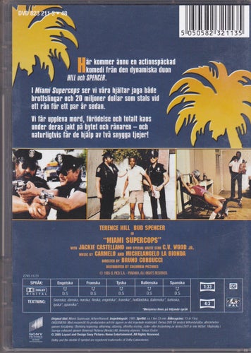 DVD / Miami Supercops / Bud Spencer, Terence Hill / Fint skick