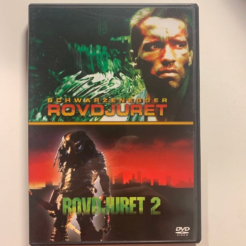 ROVDJURET / ROVDJURET 2. 2 X DVD ACTION 1987 + 1990.