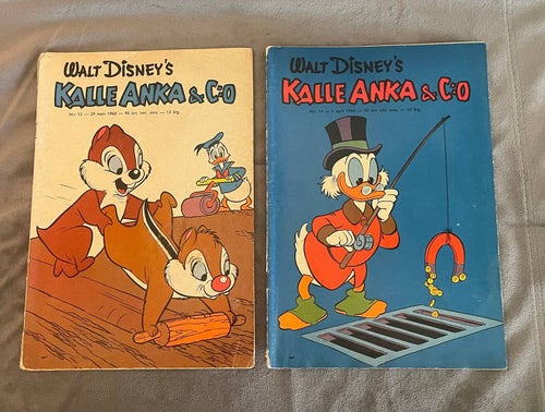 Kalle Anka X 2 , 13 & 14 - 1960