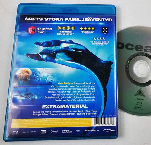 DVD Oceans (Blu-Ray Jaques Perrin Havet)