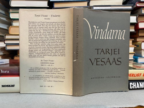 Vindarna av Tarjei Vesaas. Bok. Very Fine plus