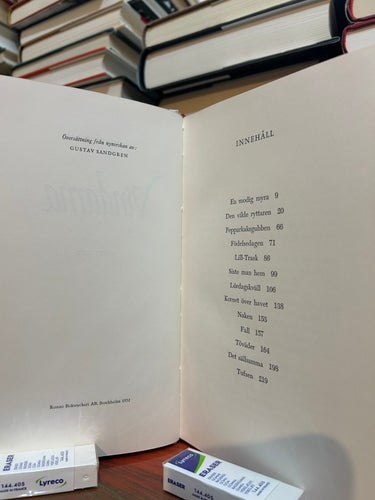 Vindarna av Tarjei Vesaas. Bok. Very Fine plus