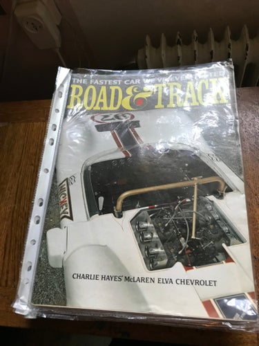 Road & Track - Charlie Hayes' McLaren Elva Chevrolet 1966 juli