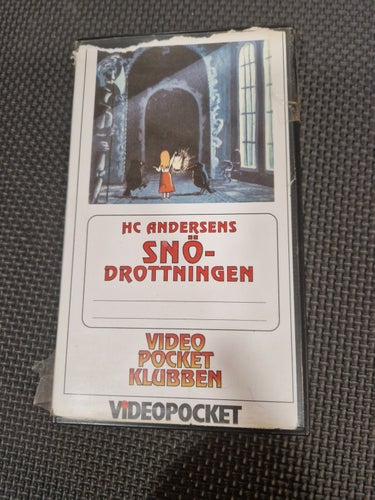 HC Andersens snödrottningen - videopocket klubben VHS raritet