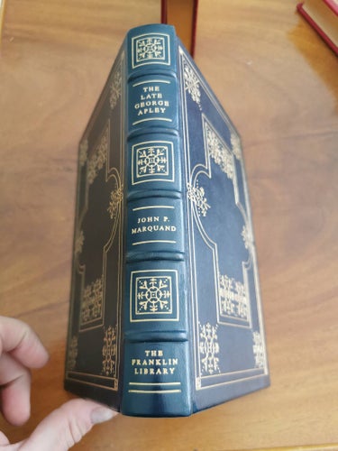 The late George apley franklin library leather marquand
