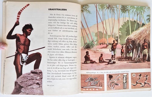 BREV FRÅN AUSTRALIEN : FIB:s VETABÖCKER NR 8 1956 1:A UTG SÄLLSYNT! ABORGIN RESA