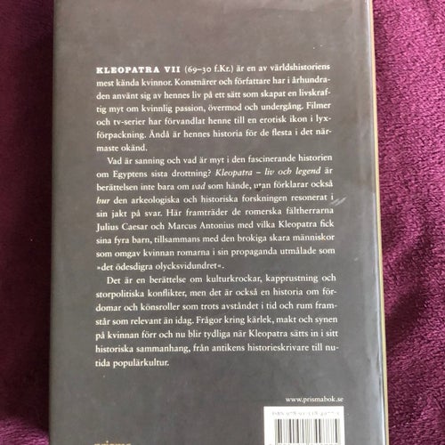 Kleopatra Liv och legend av Allan Klynne