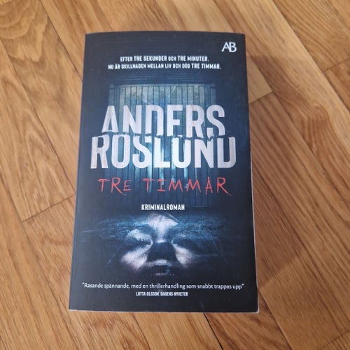 Tre Timmar av Anders Roslund, 2018