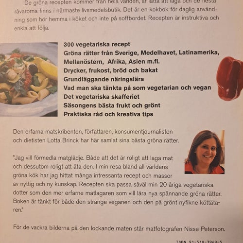 Det vegetariska köket av Lotta Brinck Nisse Peterson