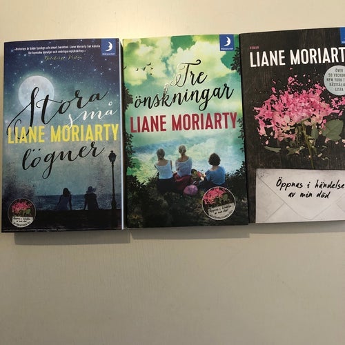 Liane Moriarty Böcker - Stora Små Lögner, Tre Önskningar, Öppnas i händelse av