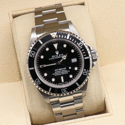 Rolex Sea-Dweller 4000 | 16600 | 1995 | Super full set | Mycket bra skick