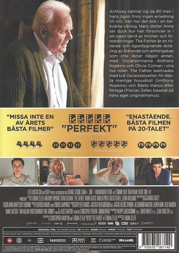 The Father (DVD) - Anthony Hopkins, Olivia Colman, Olivia Williams