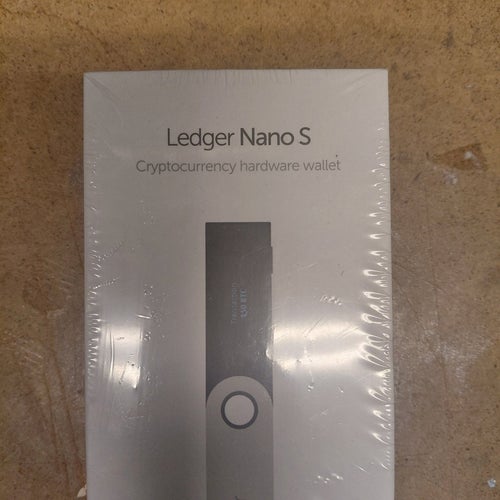 Ledger Nano S Cryptocurrency Hardware Wallet Oöppnad Orörd