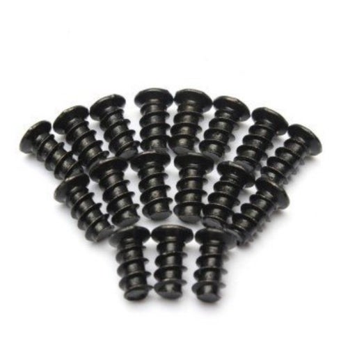 (16-pack) M5x10mm Fläktskruvar, Svart