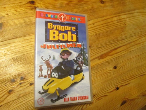 BYGGARE BOB JULFILMEN VHS SPELTID 50 MIN SVENSKT TAL