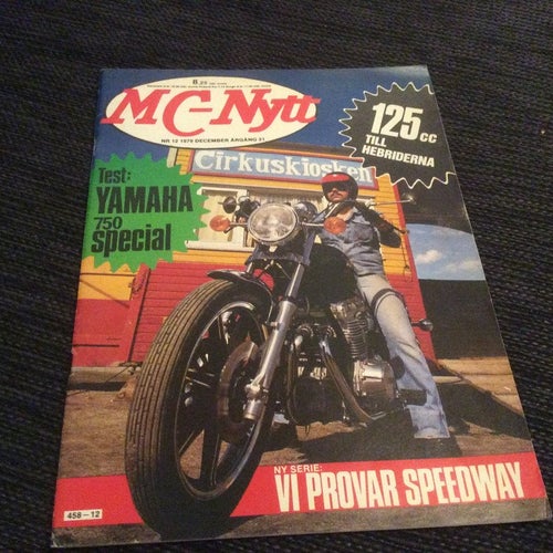 MC NYTT Nr 12 1979 Roffes i Stockholm,ISDT Steve Tell,CROSS,Speedway,Carlqvist