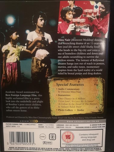 Salaam Bombay! (1988) Mira Nair med Shafiq Syed, Hansa Vithal, Chanda Sharma.
