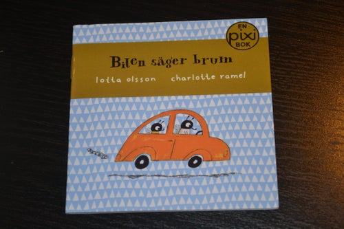 Pixi bok Bilen säger Brum Nyskick