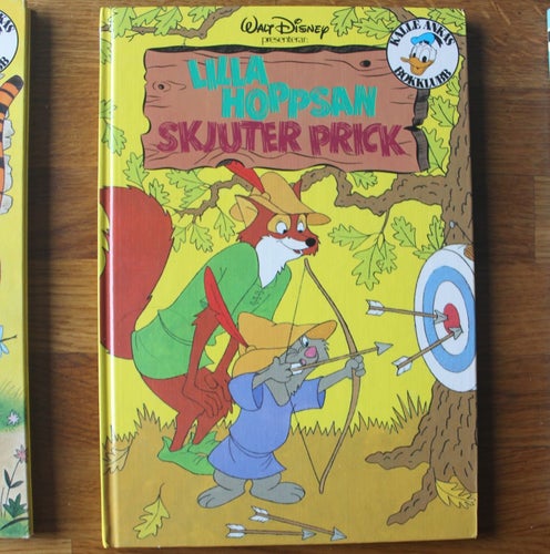 Lilla Hoppsan skjuter prick 1981 Kalle ankas bokklubb