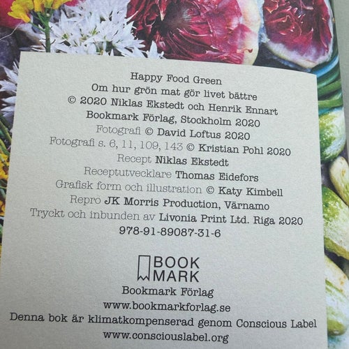 Happy Food Green av Niklas Ekstedt & Henrik Ennart, 2020