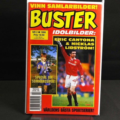 Buster - 1996 - NR 2 - Poster: Eric Cantona | Nicklas Lidström