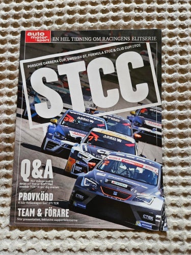 Auto Motor Sport STCC. En tidning om Racingens elitserie. 40 sidor från 2017.
